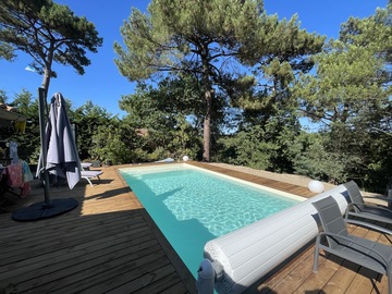 Piscine traditionnelle 8x4 pyla sur mer