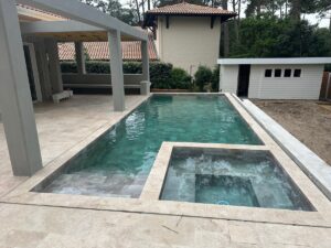 Pisciniste sur le Bassin d’Arcachon